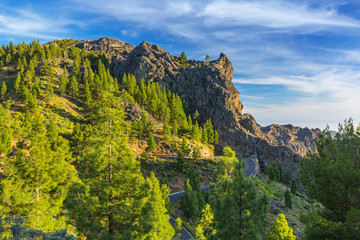 Mountains of Gran Canaria island, Spain