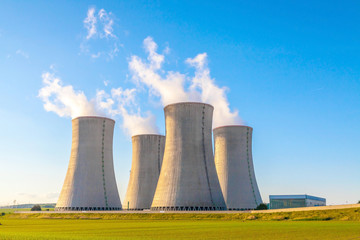 Nuclear power plant Dukovany in Czech Republic Europe
