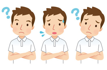 男性スタッフ　表情セット