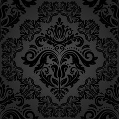 Seamless Vector Wallpaper in the Style of Baroque