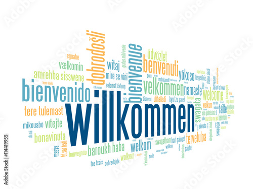 ""WILLKOMMEN" Karte" Stockfotos und lizenzfreie Vektoren auf Fotolia