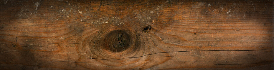 Old Wooden Background with Knot