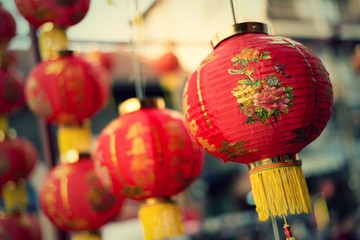 The lamp of Chinese New Year,Chinese lanterns