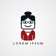 woman avatar with formal suit