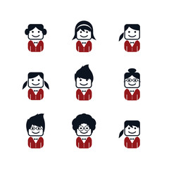 woman avatar with formal suit