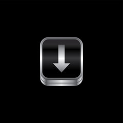 metal plate theme icon button