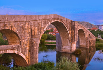 Fototapeta premium Old bridge in Trebinje - Bosnia and Herzegovina