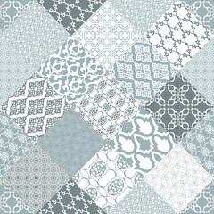 Seamless patchwork background. 