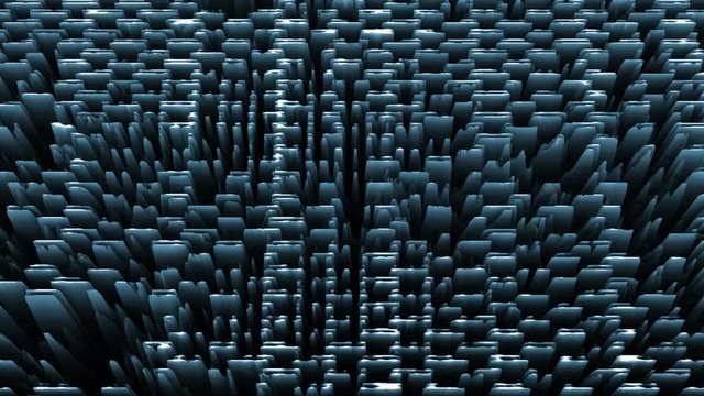 Glitch 1018: Digital pixel extrusion (Video Loop).