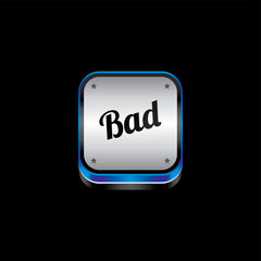 website metal plate theme icon button