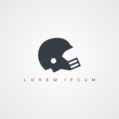 american football icon sign logotype