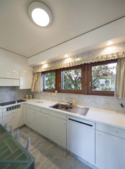 Interior, domestic kitchen