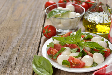 Italian caprese salad