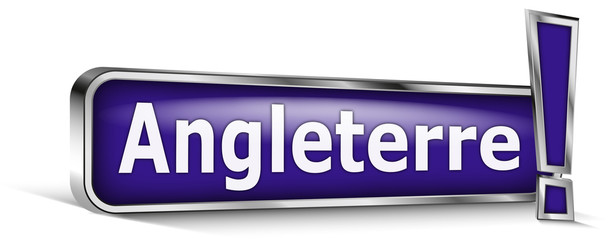 Angleterre sur panneau bleu