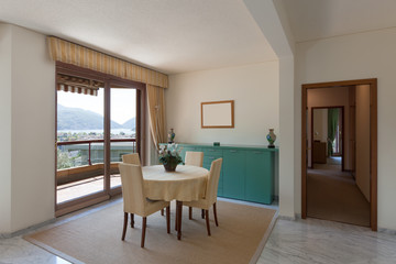 Interior, dining table