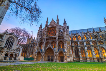 Abbey cathedral in London, United Kingdom - obrazy, fototapety, plakaty