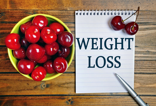 The words Weight loss