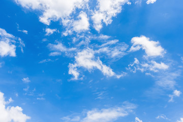 blue sky with clouds