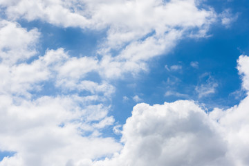 blue sky with clouds