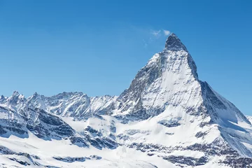 Crédence de cuisine en verre imprimé Cervin Matterhorn, Wallis, Schweiz