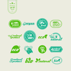 Elements for design - natural products and food.