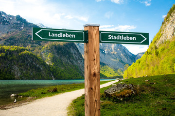 Schild 102 - Landleben