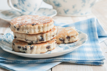 Griddle cakes or Welsh cakes