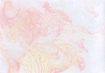 Fototapeta na wymiar Ink marble texture. Handdrawn abstract background