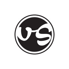 initial letter logo circle with ring