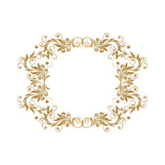 Vector set of vintage styled calligraphic elements