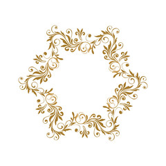 Vector set of vintage styled calligraphic elements