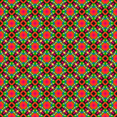 graphic ornament made geometric shapes, different colouring,shapes and sizes