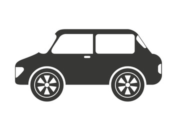 sedan style car isolated icon design