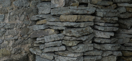 background texture of stone wall. pavement
