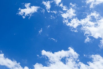 rainy cloud in blue sky