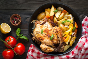 Baked Chicken with vegetables