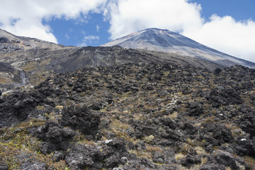 Lava fields at Mount Ngauruhoe.