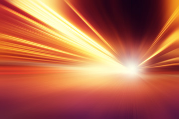 Abstract image of speed motion on the road.