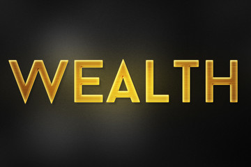 Wealth Metal Backdrop