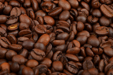 Coffee beans background