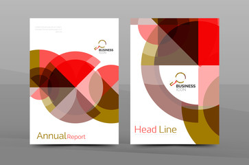 Fototapeta premium A4 annual report cover