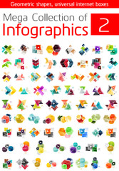 Mega collection of infographic templates
