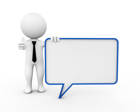 3D Dummy mit Schild - Powered by Adobe