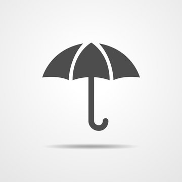 Umbrella icon - vector illustration.
