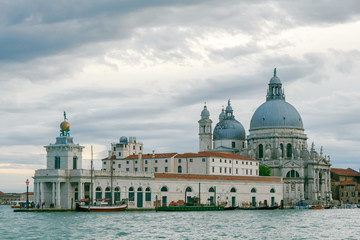 Fototapeta na wymiar Venice. Basilica of Santa Maria della Salute.