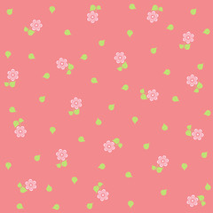 Delicate floral pattern