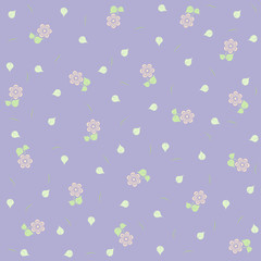 Lilac floral background.