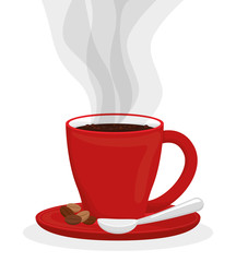 Coffee digital design, vector illustration eps 10.