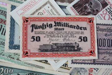 Hyperinflation 1923 - obrazy, fototapety, plakaty