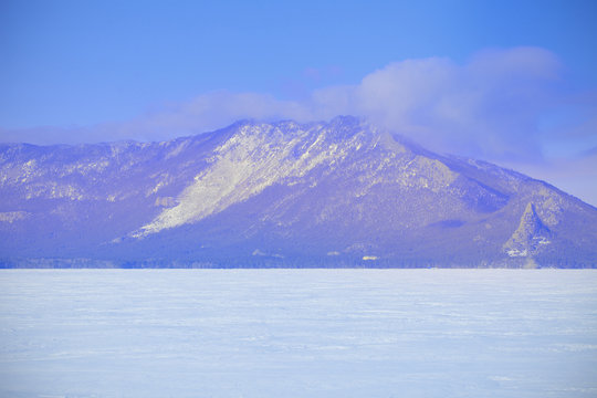 Winter mountain landscape